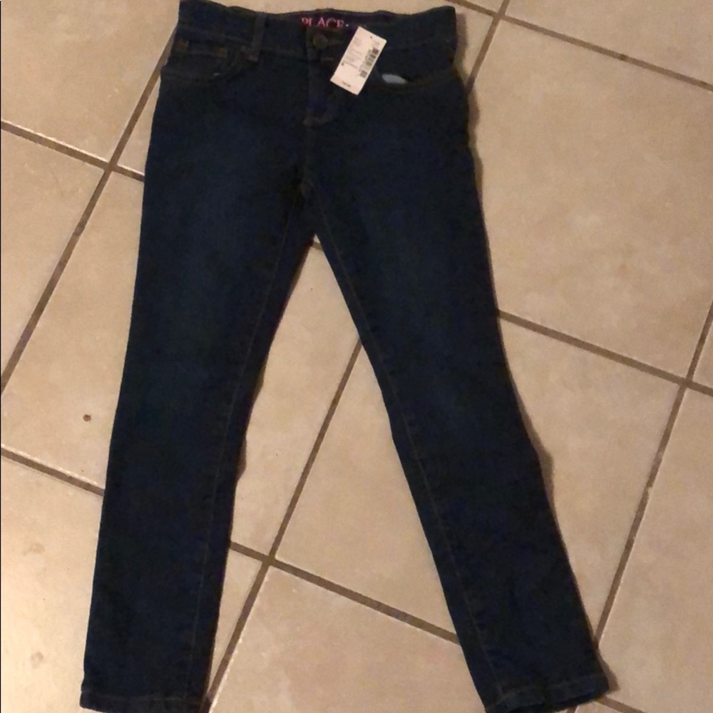Girls blue jeans size 6